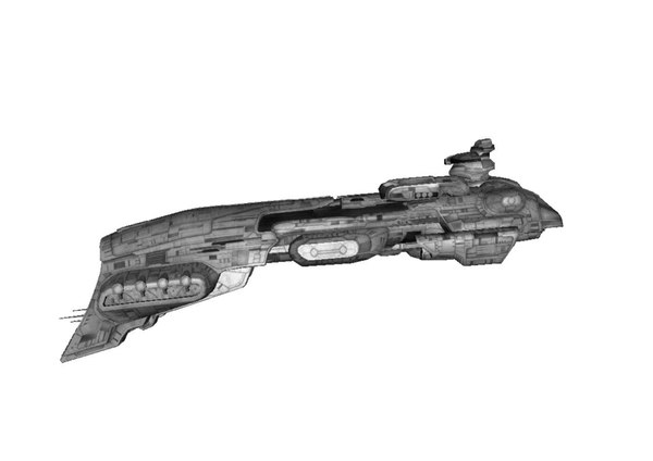 spaceship ship 3D model