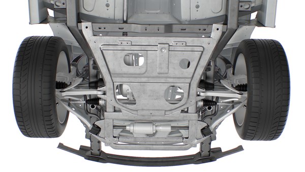 modelo 3d Estructura de chasis para SUV con montaje en Maya ...