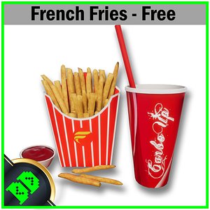 3D model French Fries