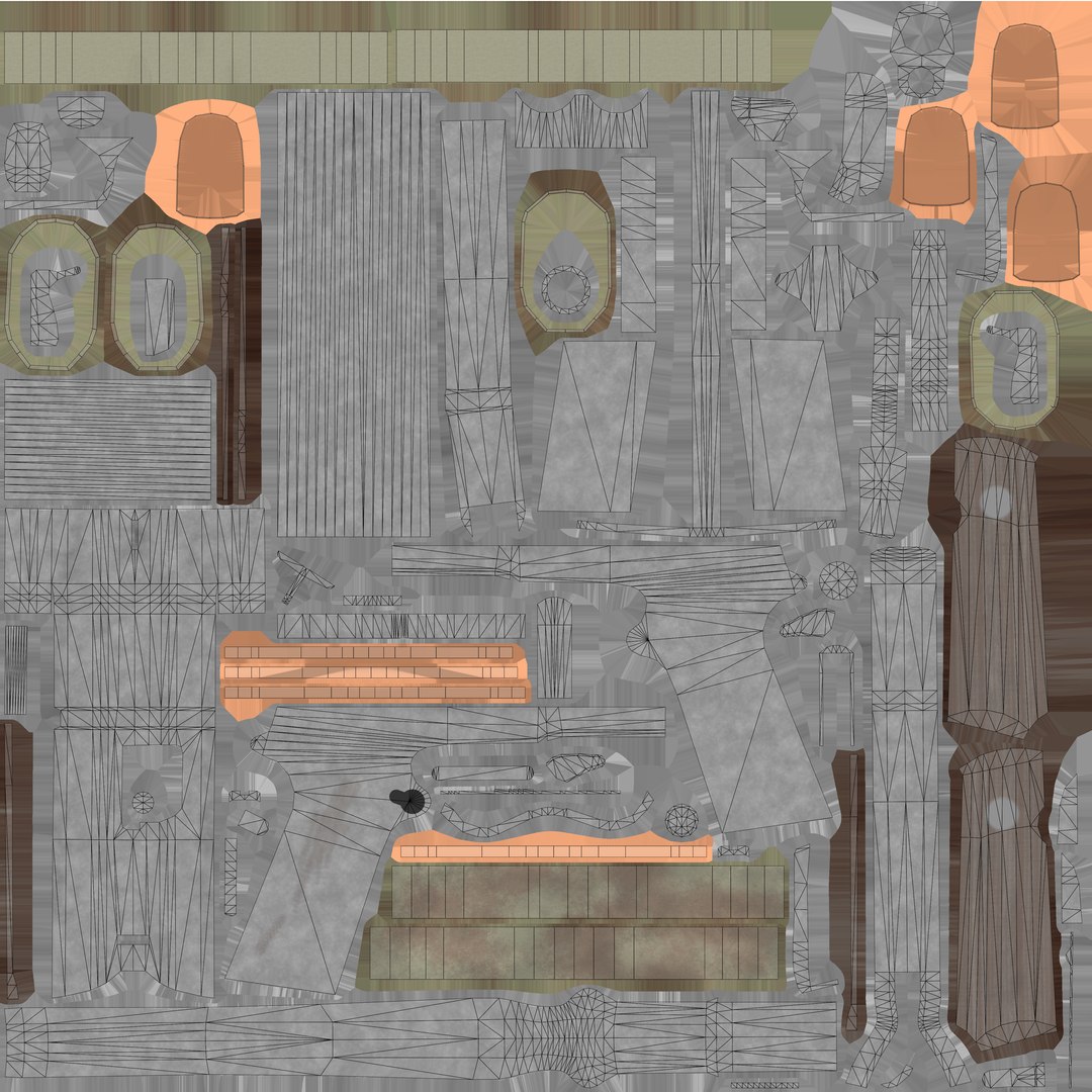 Game Ready Post Apocalyptic Guns Collection 3D - TurboSquid 2290226