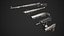 Game Ready Post Apocalyptic Guns Collection 3D
