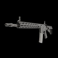 KAC SR-15E3 Mod 2 LPR Assault Rifle Game Ready