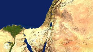 israel maps 3d model