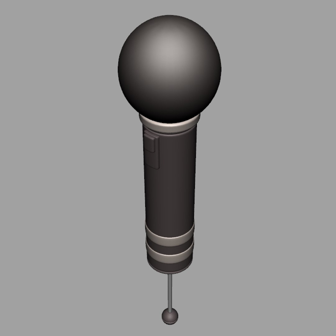 Maya Cartoon Microphone