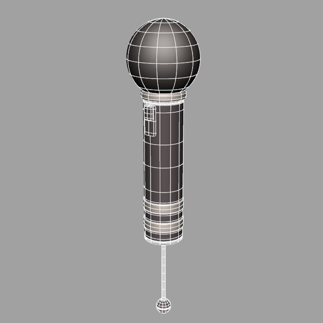 Maya Cartoon Microphone