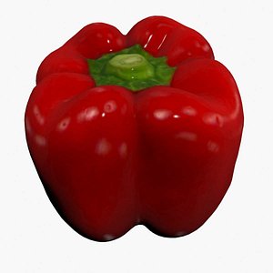 Red Pepper Scan High Quality 3D model
