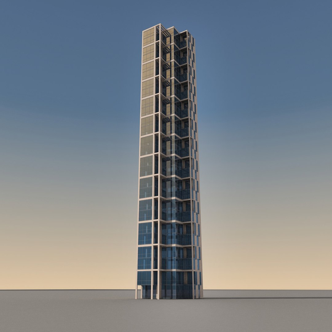 Modern Building 3d Max