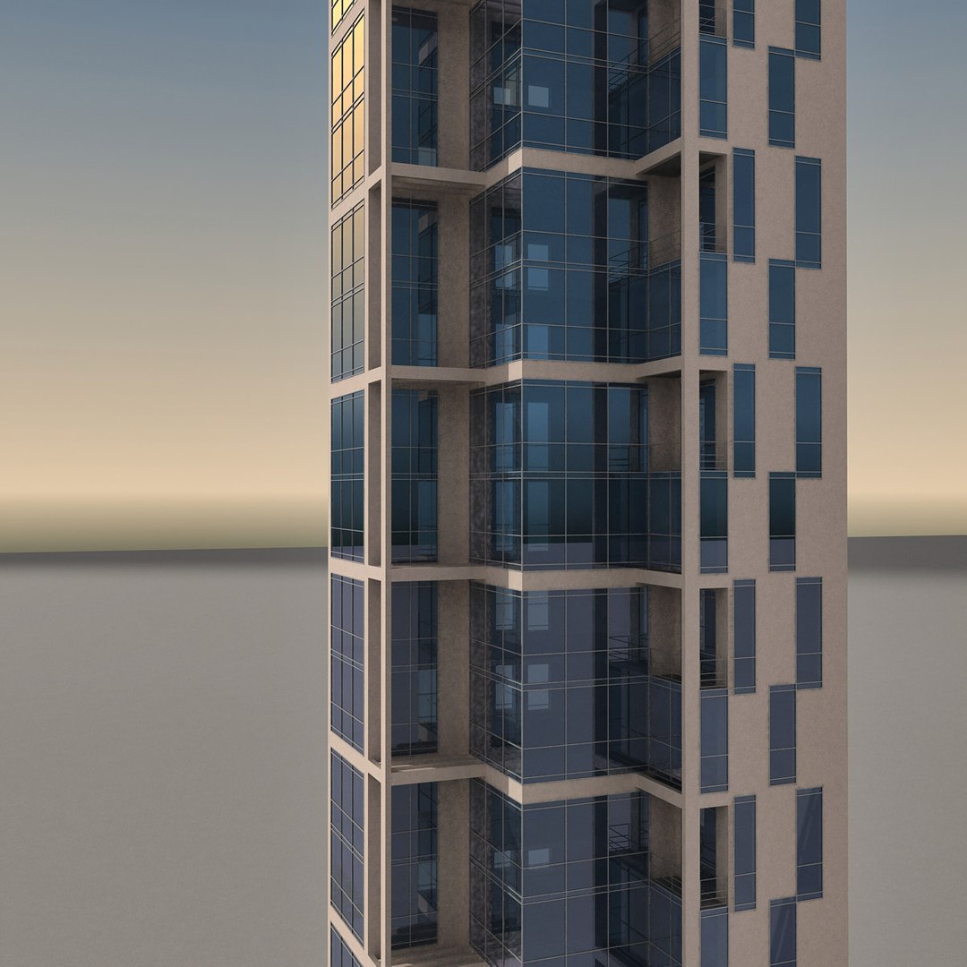 Modern Building 3d Max