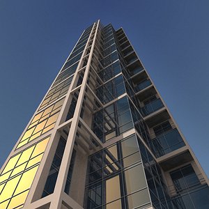 modern building 3d max