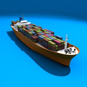 container ship fbx