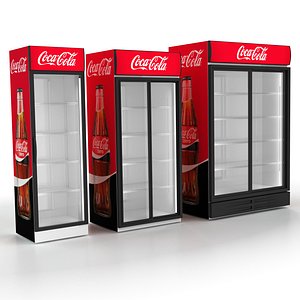 Coca-Cola Kühlschrank 3D-Modell - Herunterladen Sonstiges on