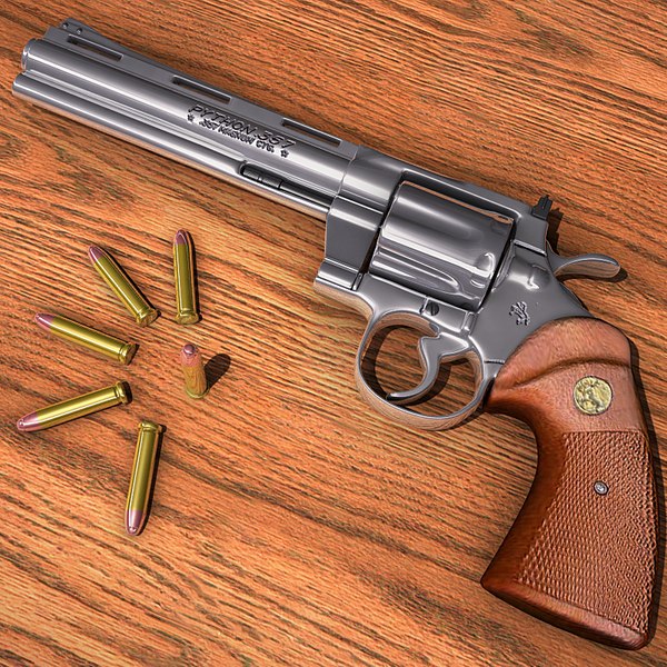 3d colt python gun model
