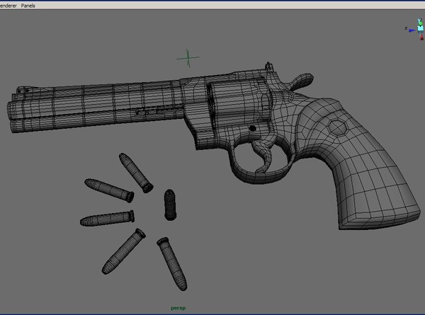 3d colt python gun model
