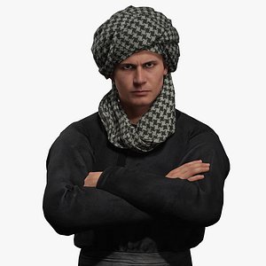 Arab Assassin Character  Rigged  Game Ready