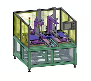 Sheet Metal Cover Folding U-Bending Machine 3D CAD Model