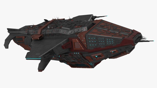 modelo 3d Nave espacial blindada futurista - TurboSquid 2247302