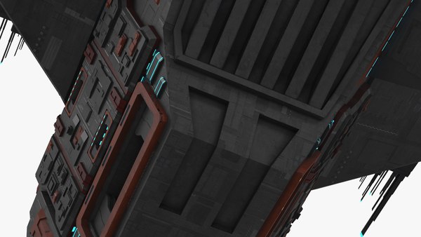 modelo 3d Nave espacial blindada futurista - TurboSquid 2247302