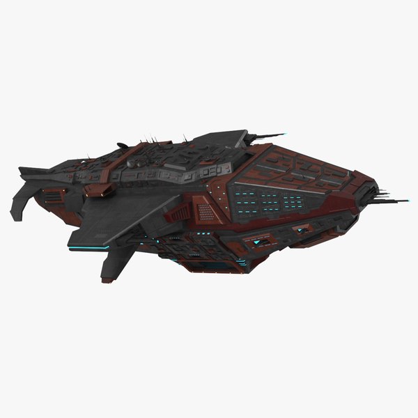 modelo 3d Nave espacial blindada futurista - TurboSquid 2247302