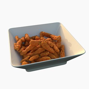 Chips In A Bowl 3D model