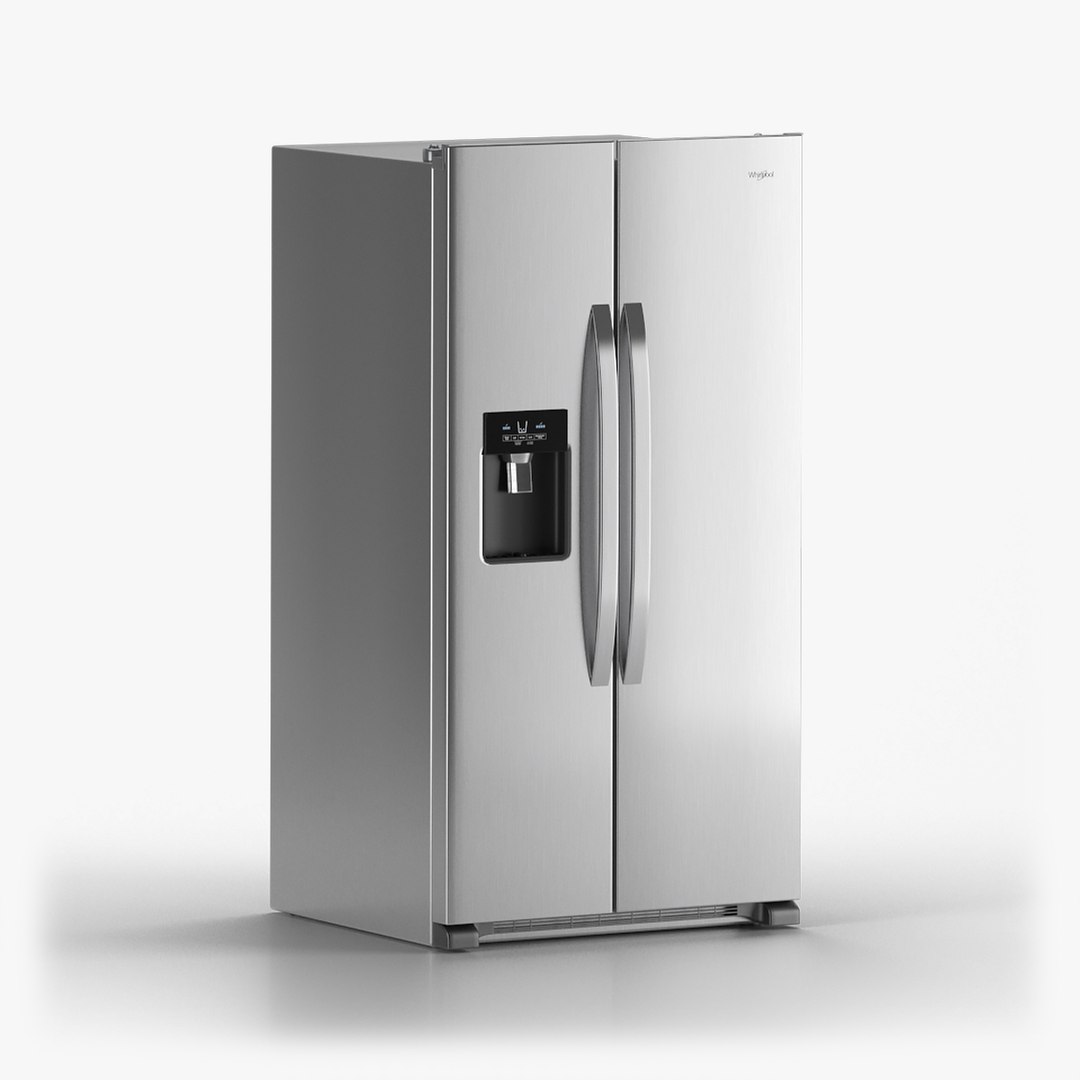 3D Whirlpool 36inch Refrigerator WRS315SDHM TurboSquid 2104145