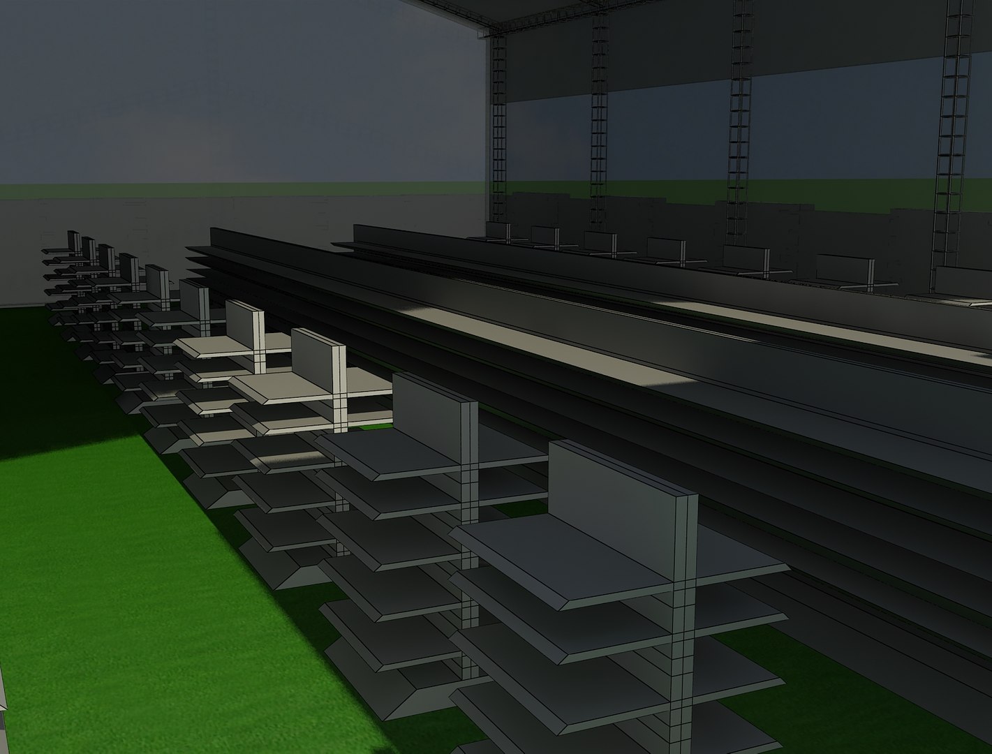 Building Store 3d Model