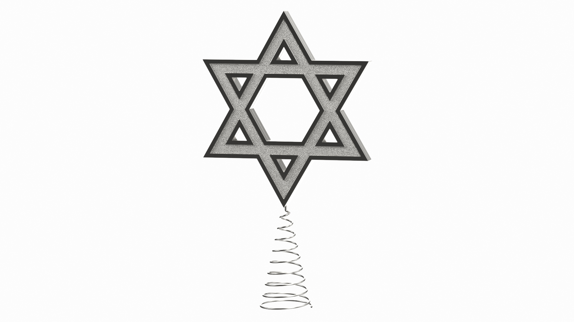 Star David Tree Topper Model - TurboSquid 1681760