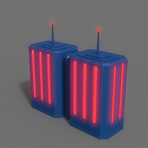 PBR Sci-Fi Building A28 3D