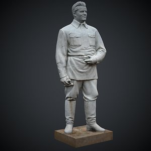 statue kirov 3D model