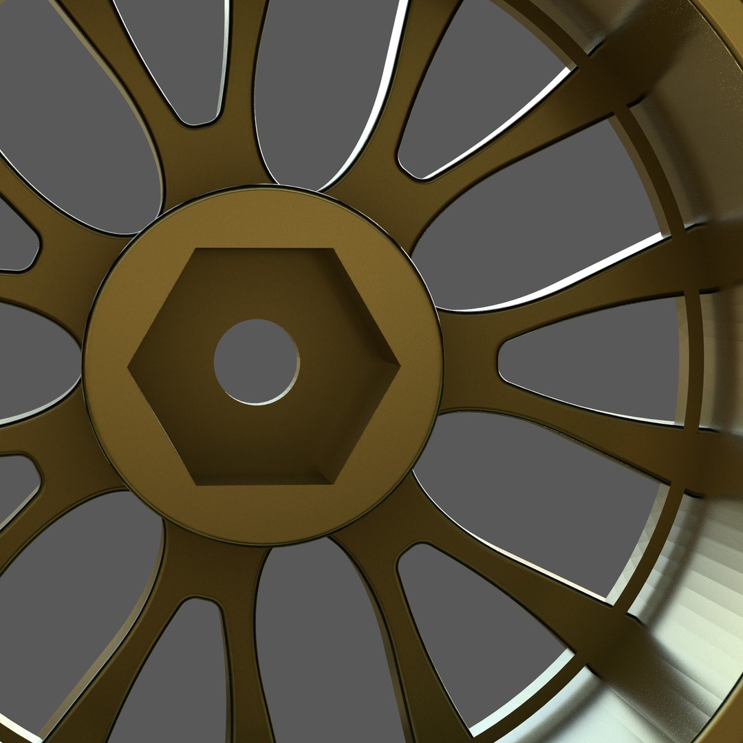 3D Wheel With Tire Model - TurboSquid 2255034