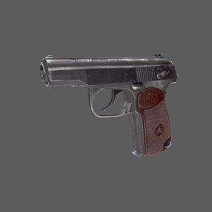 Makarov pistol PM 3D model