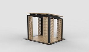 3D model Pergola 02 3D model
