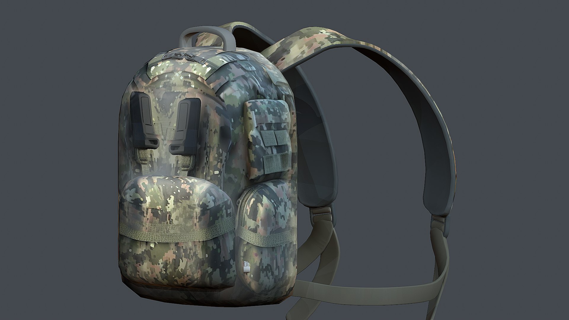 Backpack Camping Bag Baggage 3D Model - TurboSquid 2042967