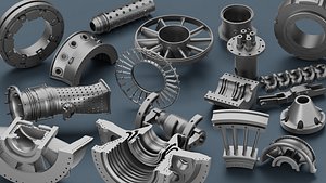 3D Mechanical Kitbash Volume 3 model