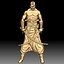 Cossack Ukrainian warrior bas-relief for CNC router or 3D printer