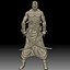 Cossack Ukrainian warrior bas-relief for CNC router or 3D printer