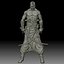 Cossack Ukrainian warrior bas-relief for CNC router or 3D printer