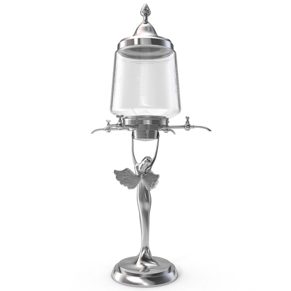 absinthe decanter lady 3d model