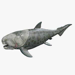 Dunkleosteus rigged 3D model