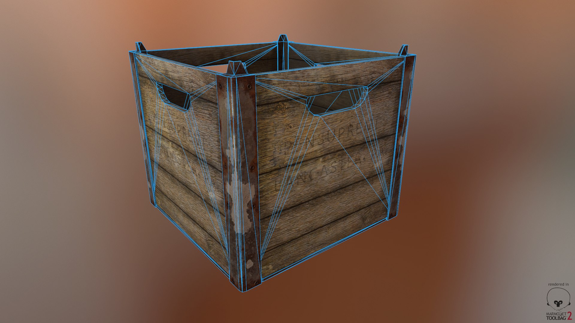 free box pen supreme 3d model