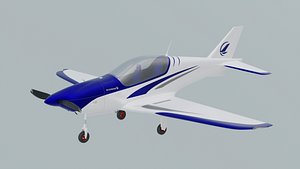 3D model Airplane Blackshape