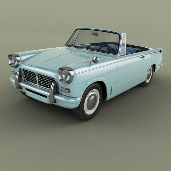 1962 triumph herald 948 3D model