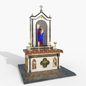 Altar shrine with the Madonna and Child
