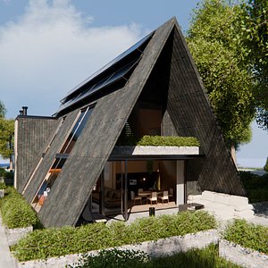 2026 Modern Modular House 19 for Blender Eevee and Cycles