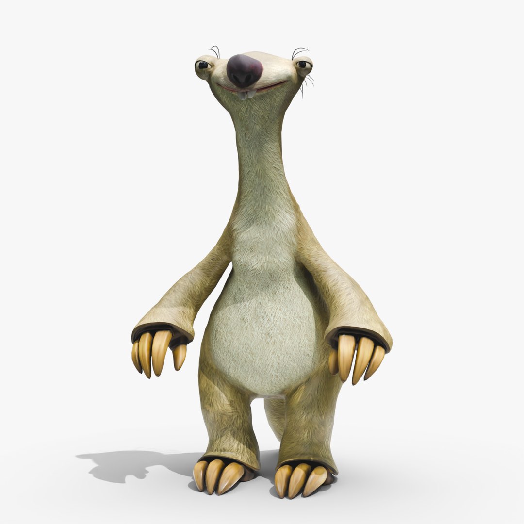 Diego and Sid: A Heartwarming Ice Age Moment, image size:1080x1080