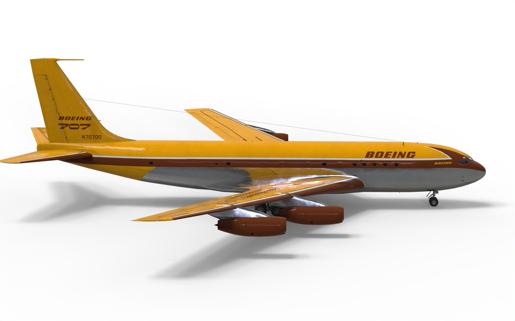 3D Boeing 367 model - TurboSquid 2183933