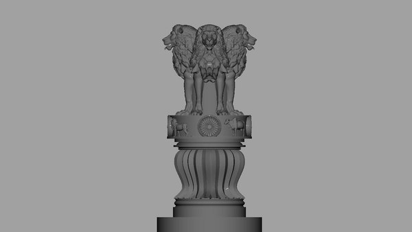 3D Ashoka chakra Emblem model - TurboSquid 1747211