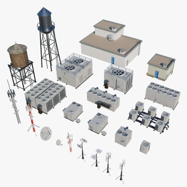 Rooftop kit 3D model