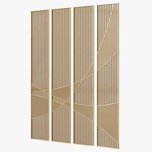 3D Decorative interior partition