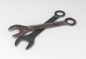 3D Combination Wrench