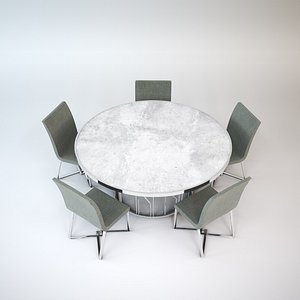 Dining table and chairs
